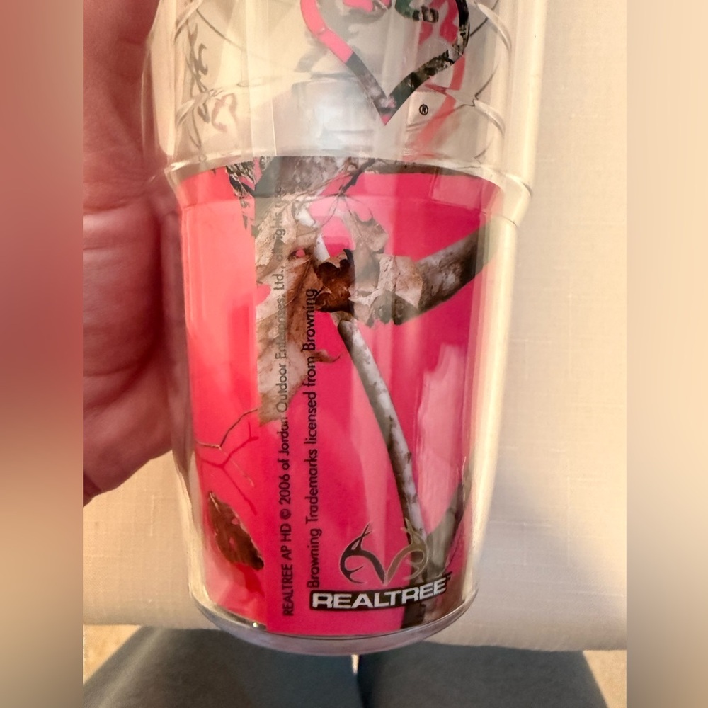 Browning Realtree Tervis Tumbler with Lid & Straw - Picture 4 of 5